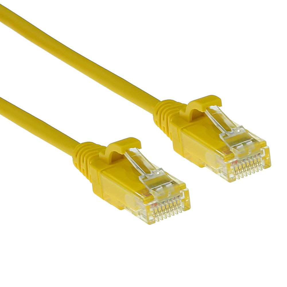 ACT CAT6 U-UTP Patch Cable 0,15m Yellow