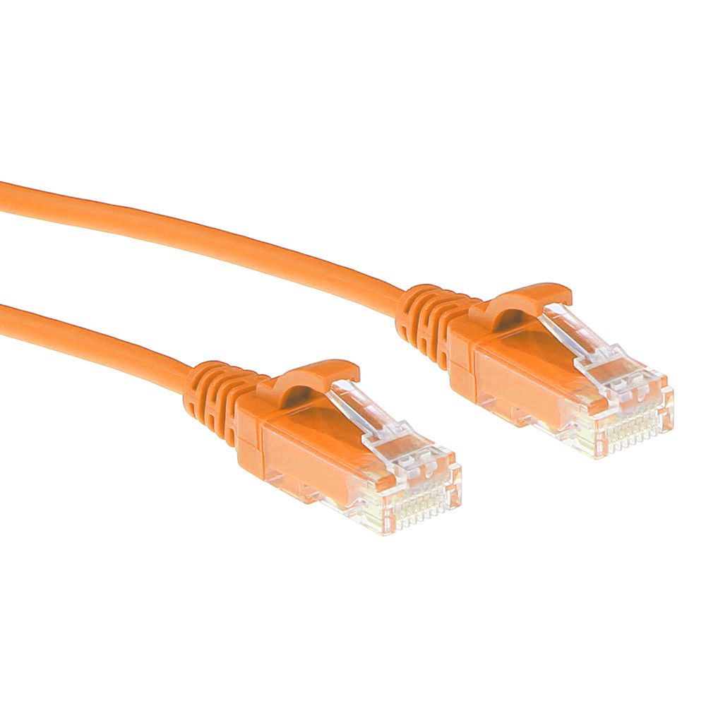 ACT CAT6 U-UTP Patch Cable 0,15m Orange