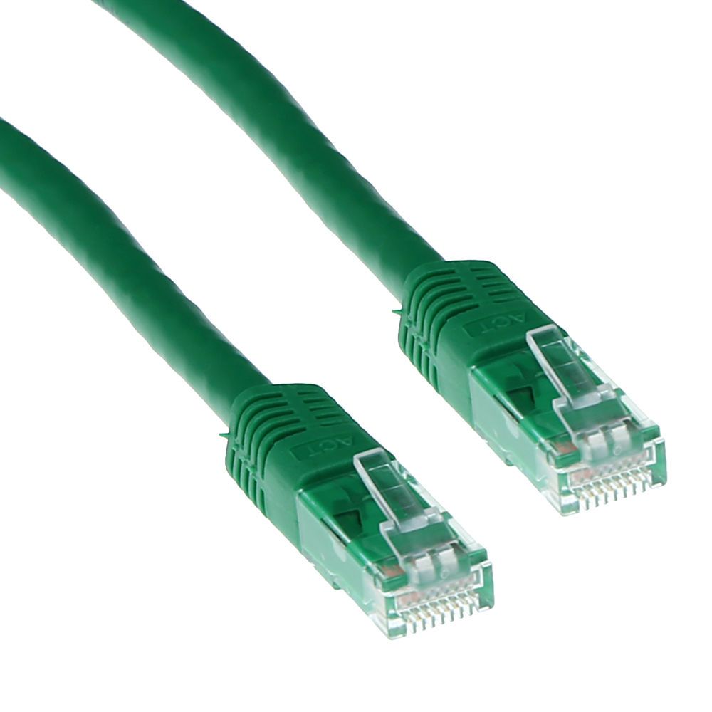 ACT CAT5e U-UTP Patch Cable 1,5m Green