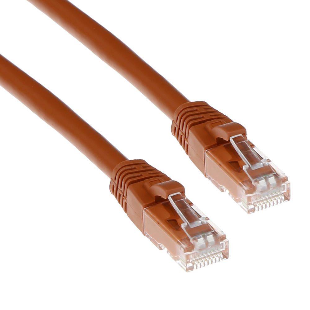 ACT CAT6 U-UTP Patch Cable 1,5m Brown