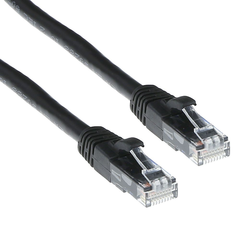 ACT CAT6 U-UTP Patch Cable 20m Black