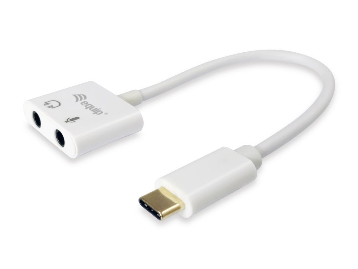 EQuip USB-C to Audio 2.0 USB Hangkártya