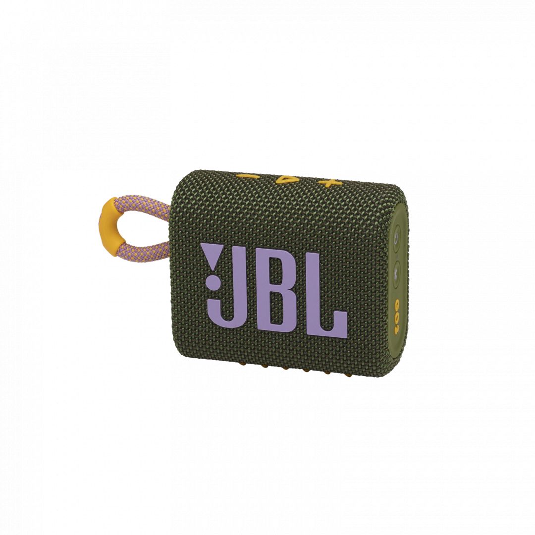 JBL Go 3 Bluetooth Portable Waterproof Speaker Green