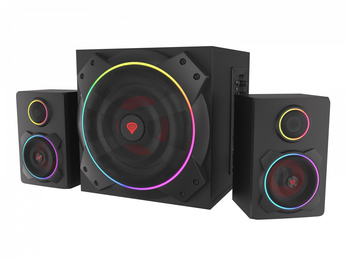 Natec Genesis Helium 800BT ARGB Speakers Black