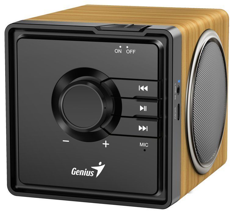 Genius SP-916BT Bluetooth Speaker Pine Wood