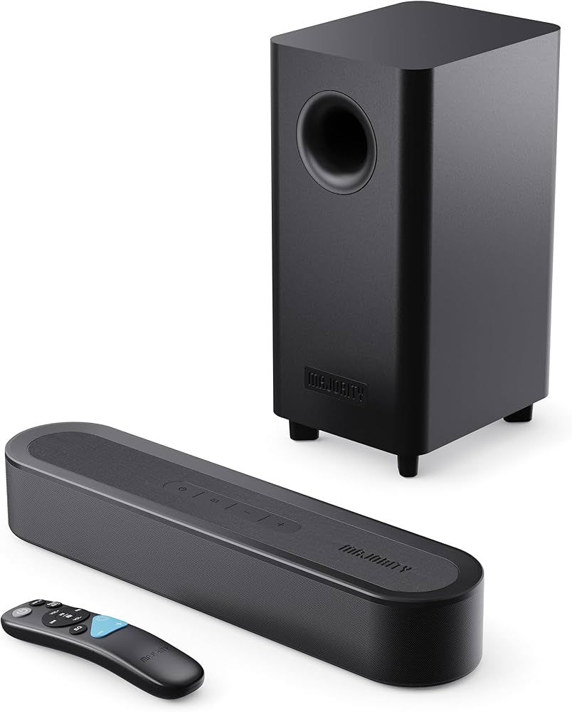 Majority Bowfell Axis Dolby 2.1 Bluetooth Speaker Black