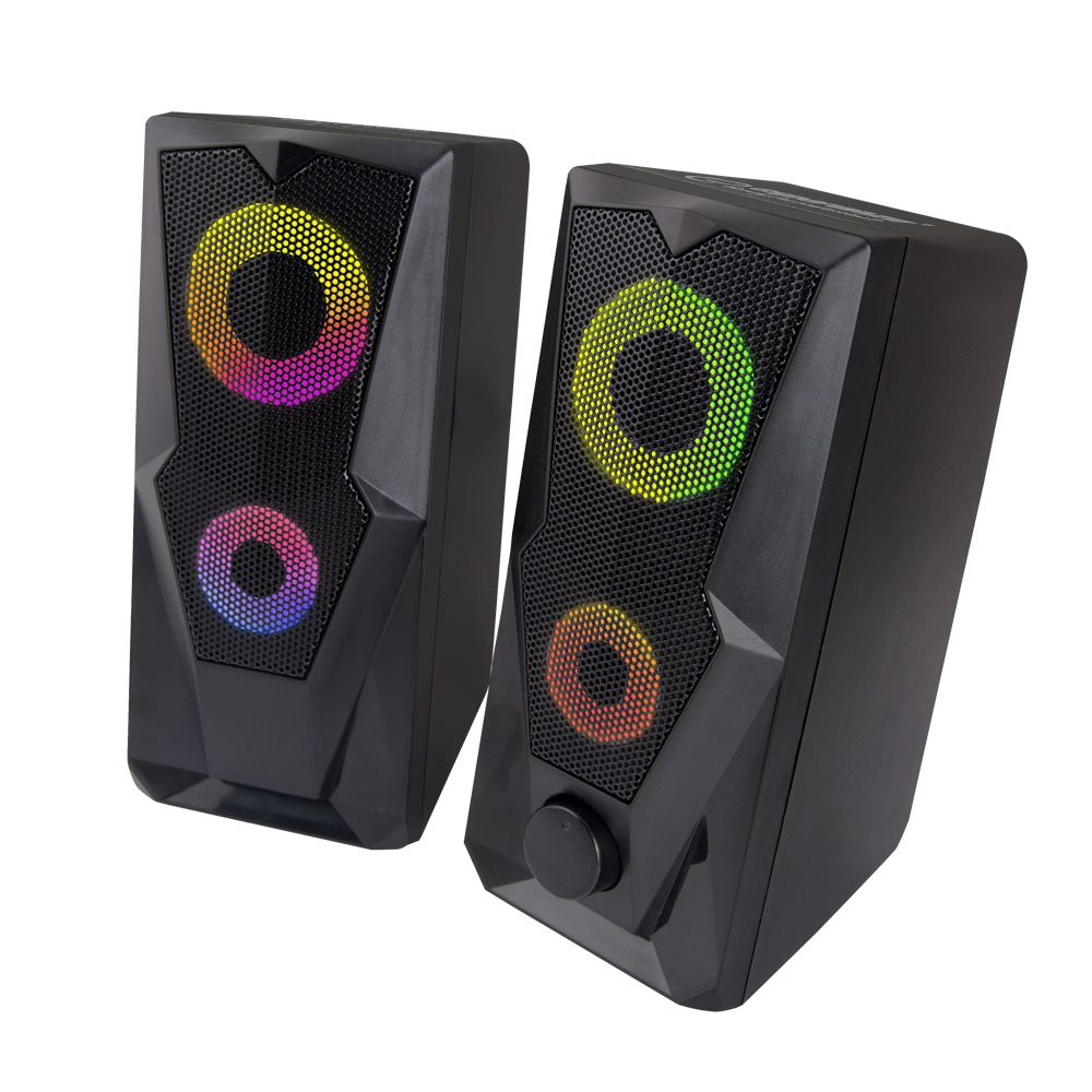 Esperanza EGS103 Baila USB speaker 2.0 RGB Black