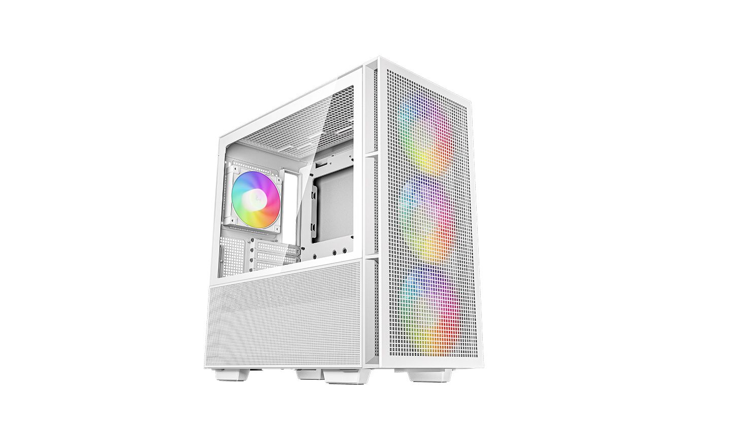 DeepCool CH560 WH Tempered Glass White