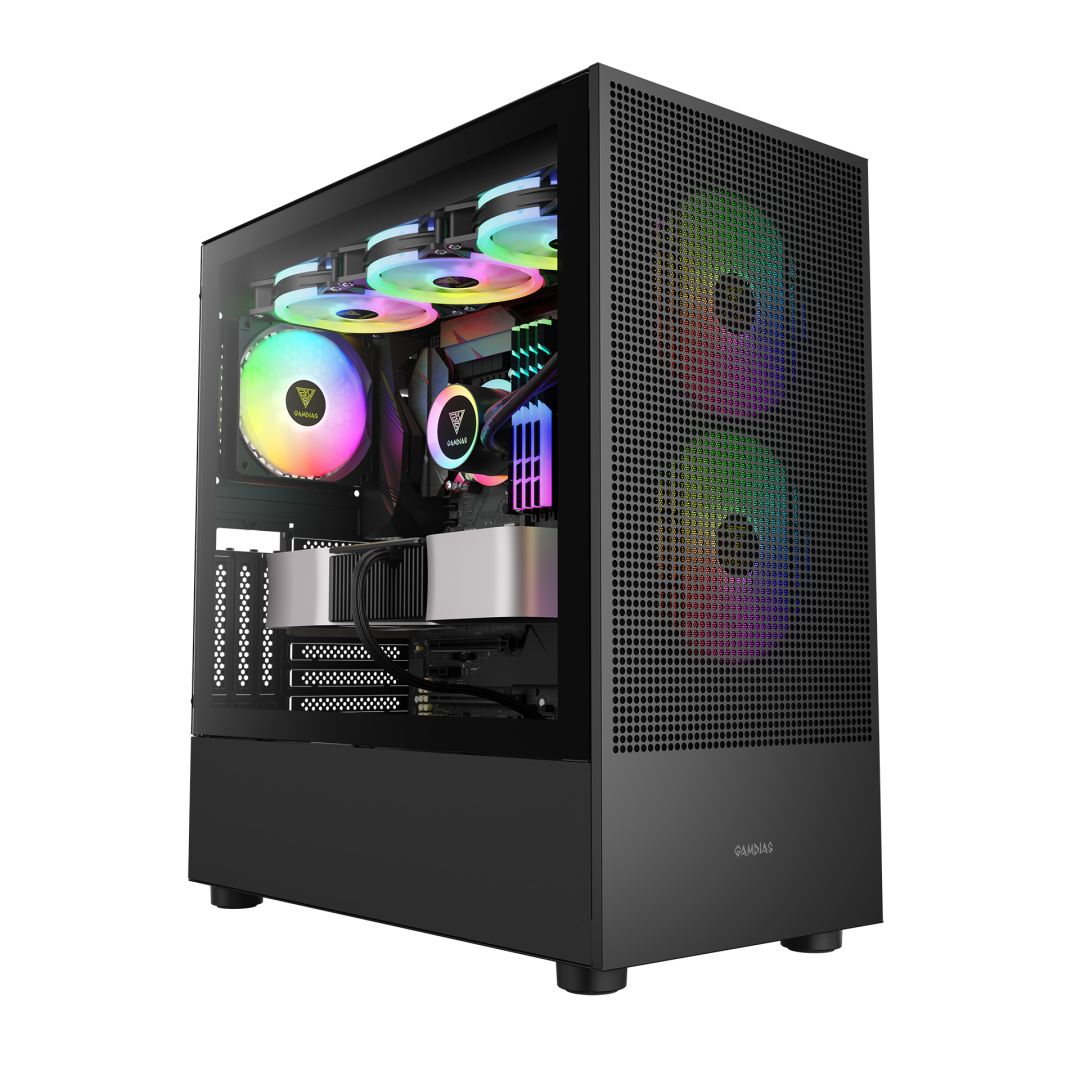 Gamdias Talos M3 Mesh Tempered Glass Black