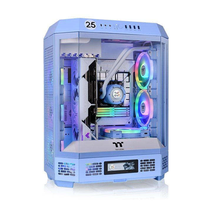 Thermaltake The Tower 600 Mid Tower Chassis Hydrangea Blue