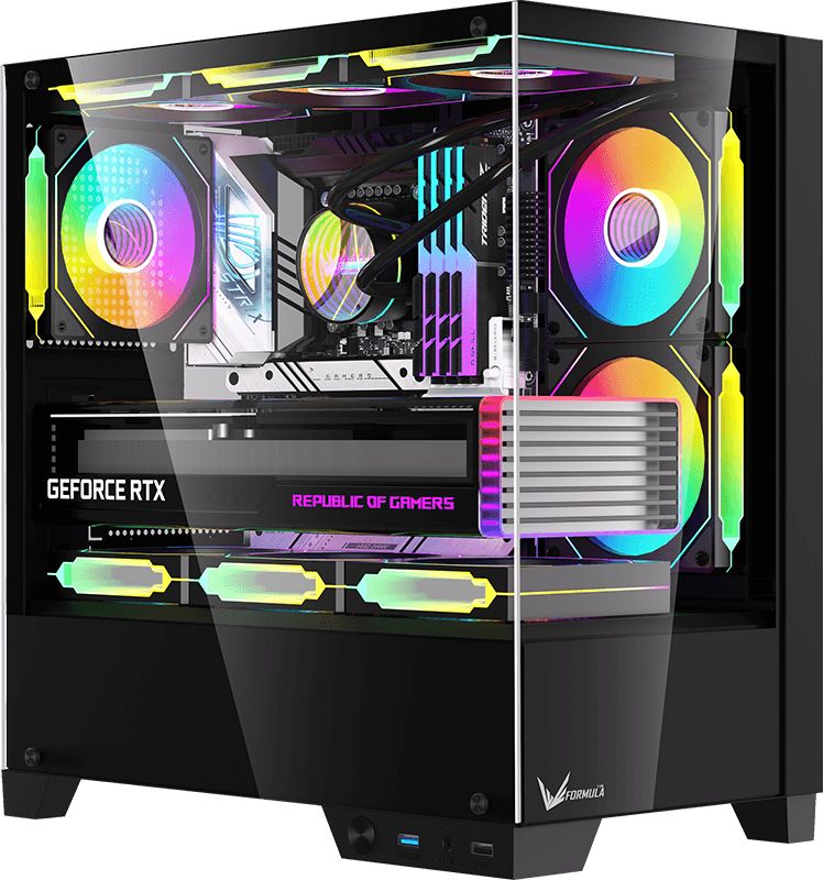 Formula Crystal Z1M Tempered Glass Black