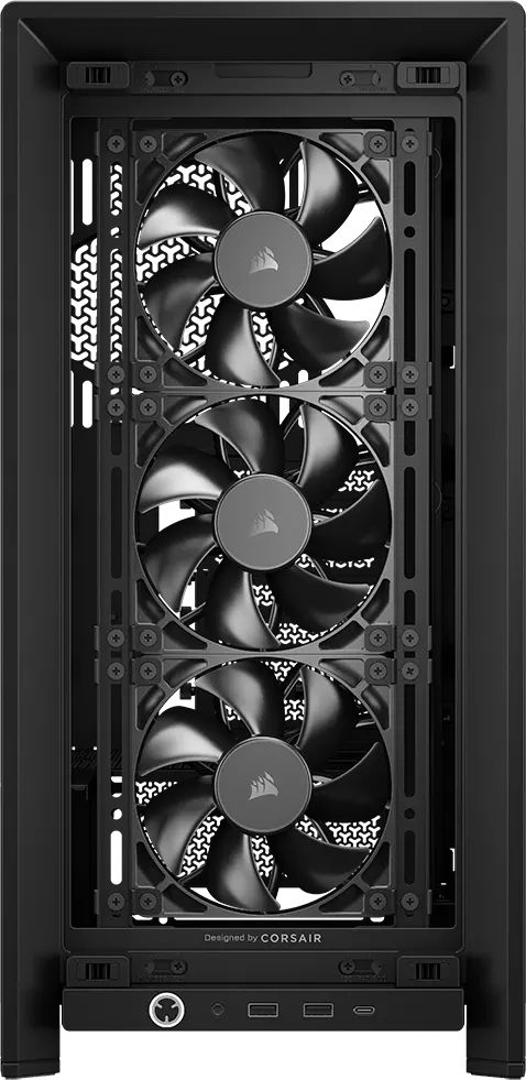 Corsair Frame 4000D RS Tempered Glass Black