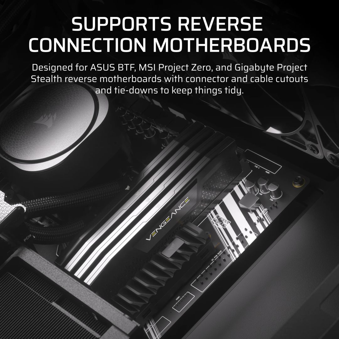 Corsair Frame 4000D RS Tempered Glass Black