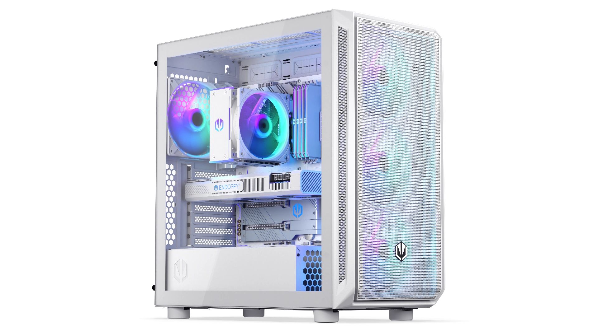 Endorfy Arx 700 ARGB Tempered Glass White