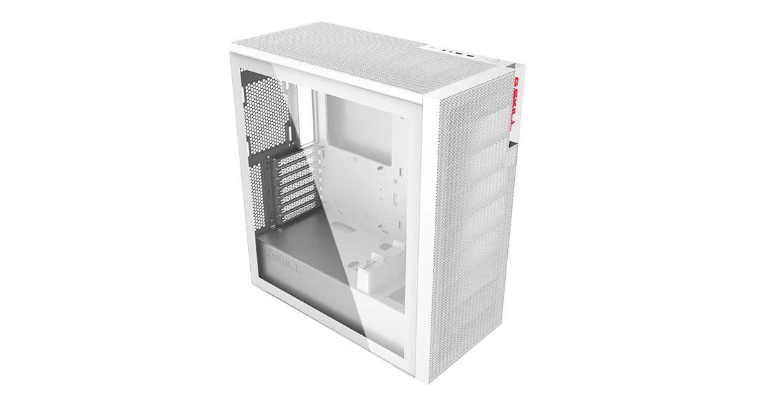 G.SKILL MD1 Tempered Glass White