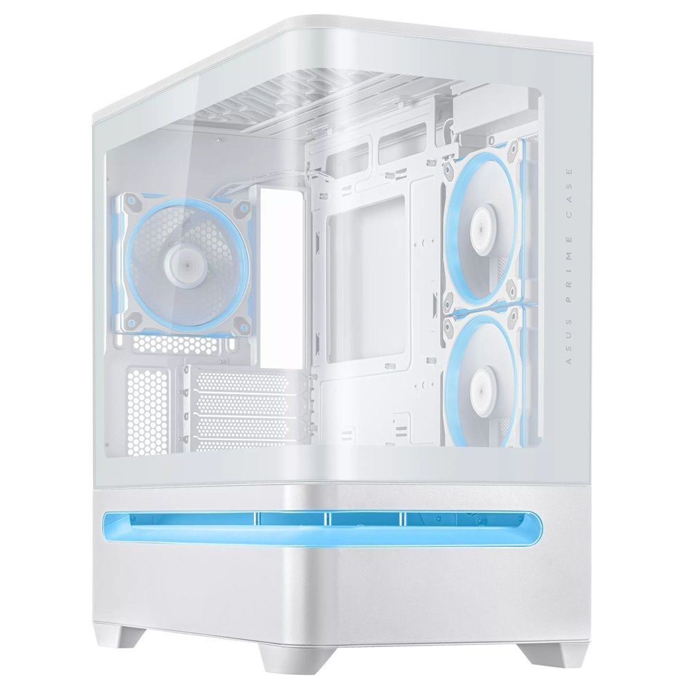 Asus Prime AP202 ARGB Tempered Glass White