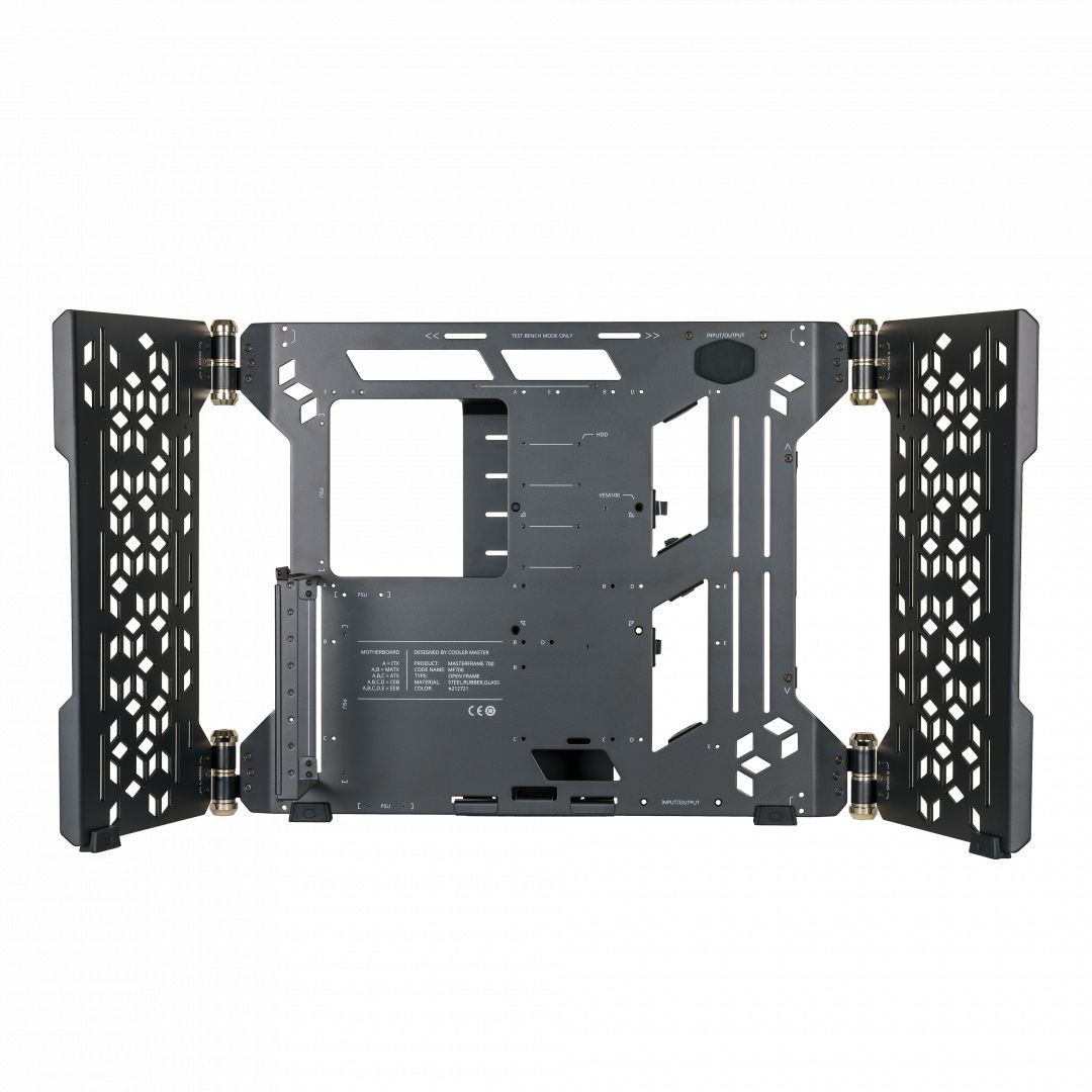 Cooler Master MasterFrame 700 Tempered Glass Black