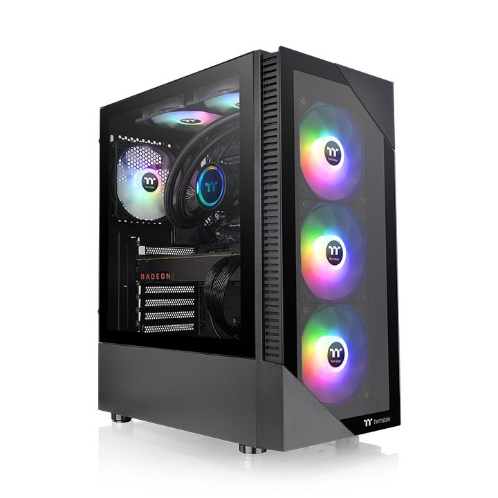 Thermaltake View 200 TG ARGB Tempered Glass Black