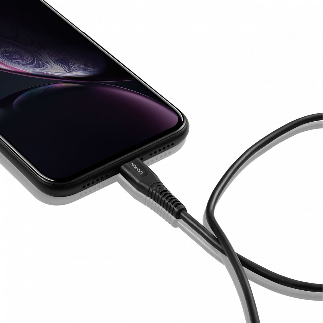 Canyon CNS-MFIC4B USB Type-C - Lightning cable 1,2m Black