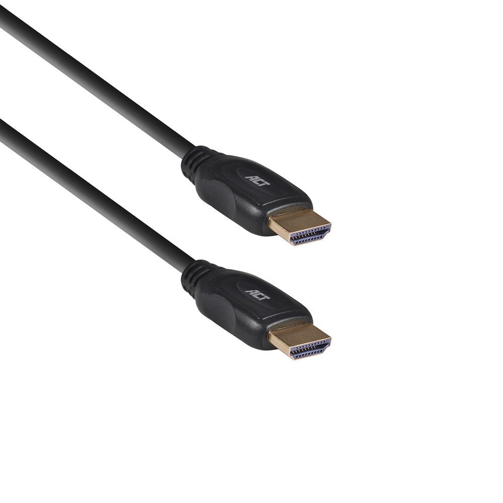ACT AC3805 HDMI Ultra High Speed video cable v2.0 HDMI-A male - HDMI-A male 5m Black