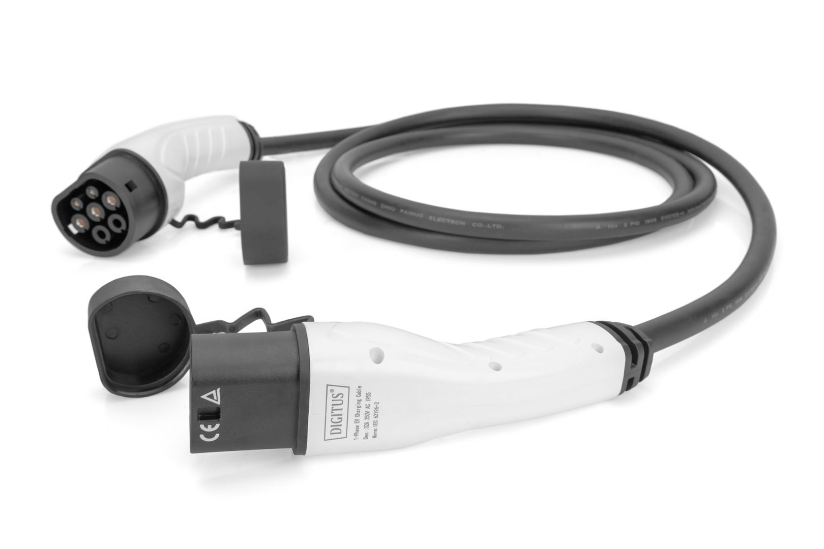 Digitus EV charging cable type 2 to type 2 10m Black