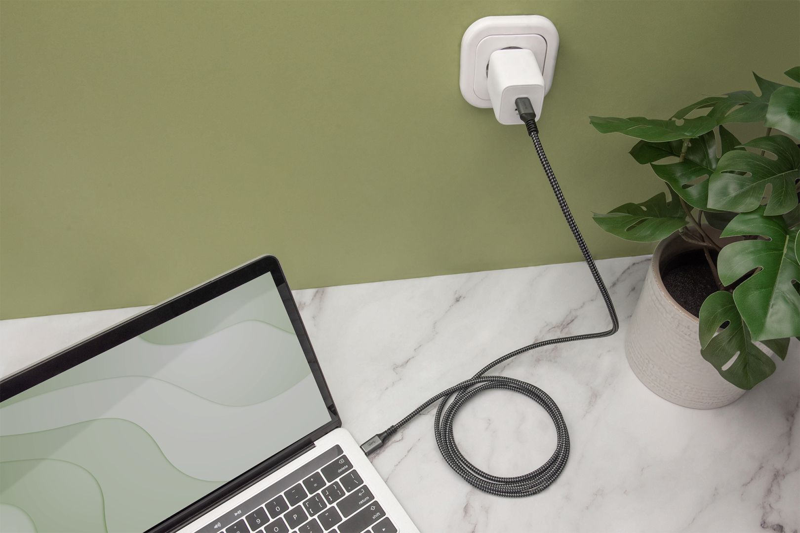 Digitus USB 4.0 Type-C connection cable 1m Black