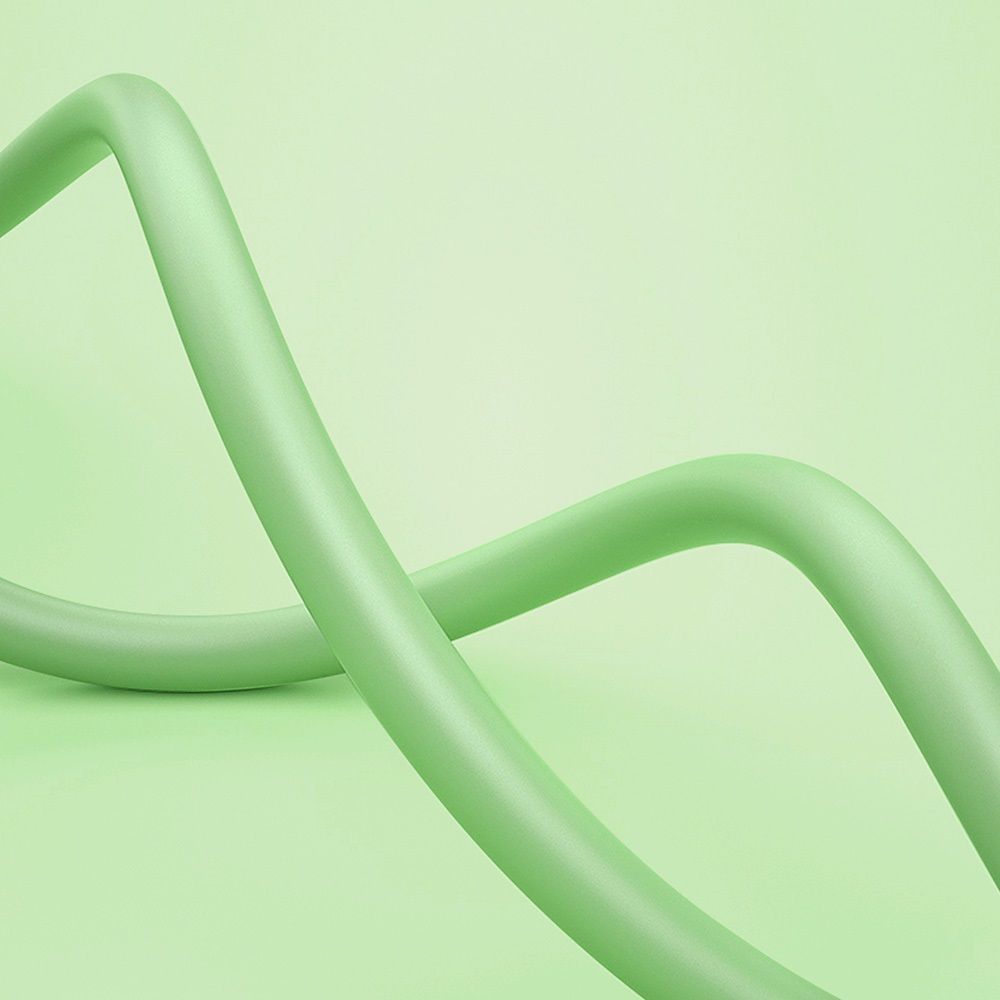 ColorWay USB to Type-C cable (soft silicone) 2.4A 1m Green