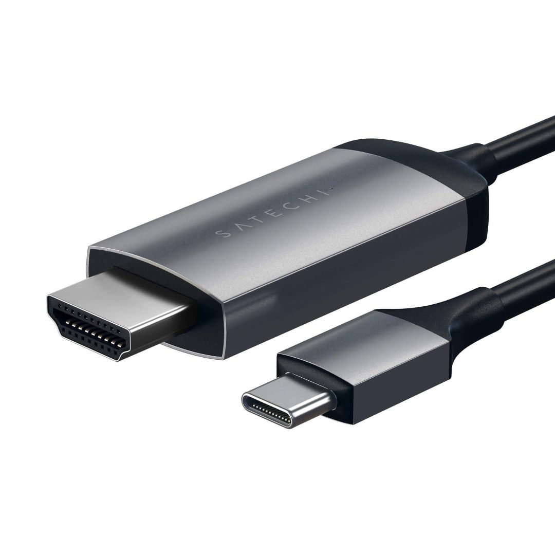 Satechi Aluminum Type-C to HDMI Cable 1,8m Black/Grey