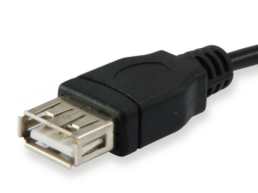 EQuip USB 2.0 Type A Extension Cable Male to Female 3m Black
