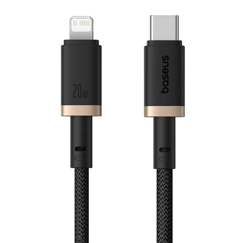 Baseus Dura Series 20W Type-C to Lightning Fast Charging Cable 2m Black/Gold