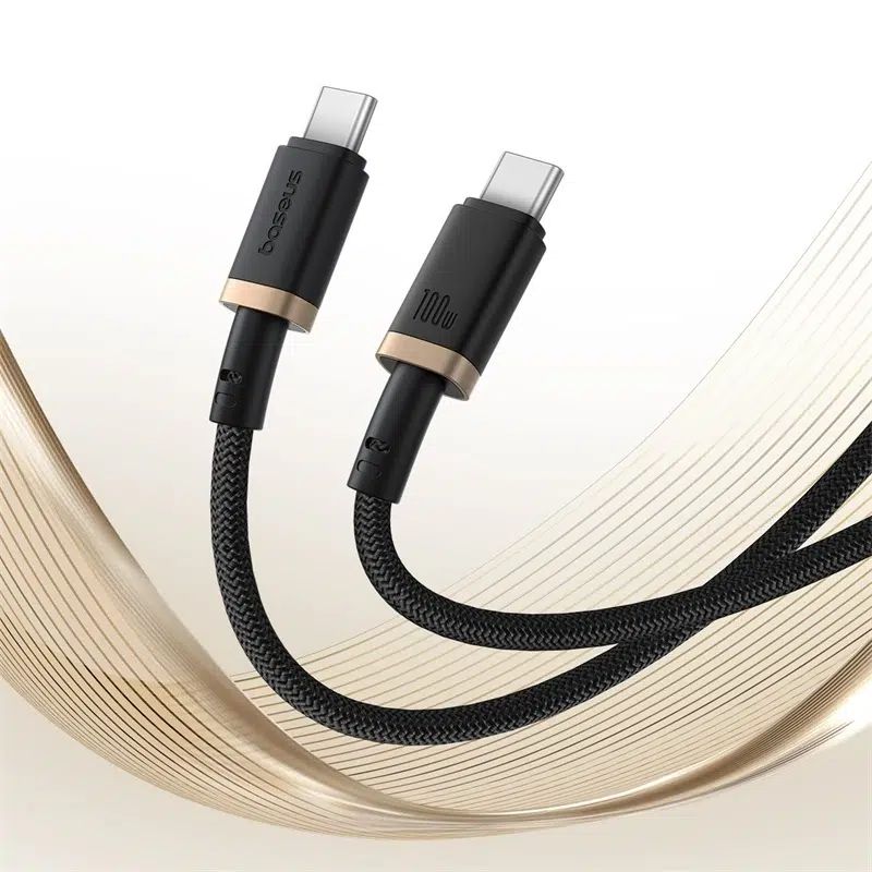 Baseus Dura Series 100W Type-C to Type-C Fast Charging cable 2m Black/Gold
