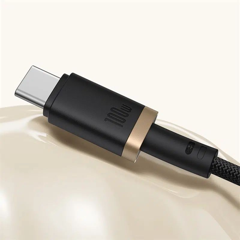 Baseus Dura Series 100W Type-C to Type-C Fast Charging cable 2m Black/Gold