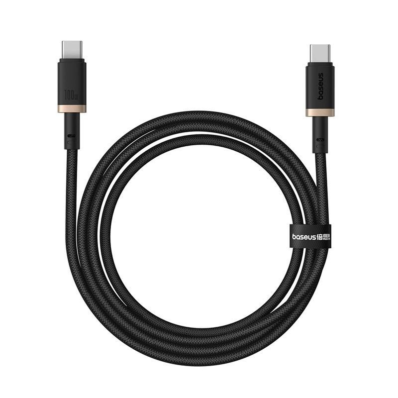 Baseus Dura Series 100W Type-C to Type-C Fast Charging cable 2m Black/Gold