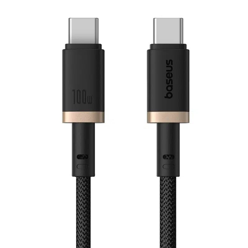 Baseus Dura Series 100W Type-C to Type-C Fast Charging cable 2m Black/Gold