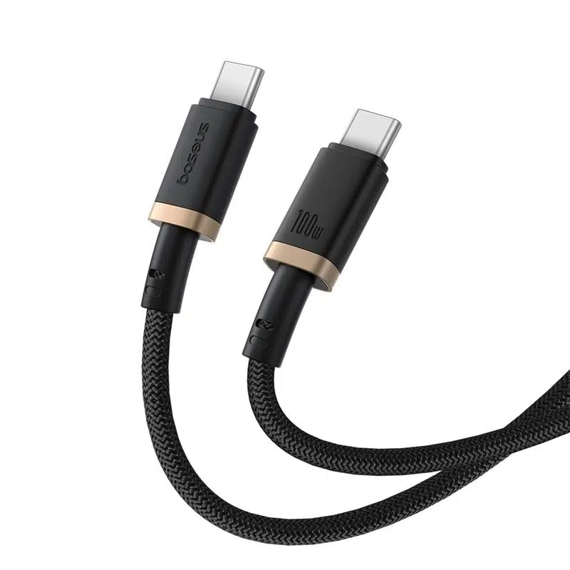 Baseus Dura Series 100W Type-C to Type-C Fast Charging cable 2m Black/Gold