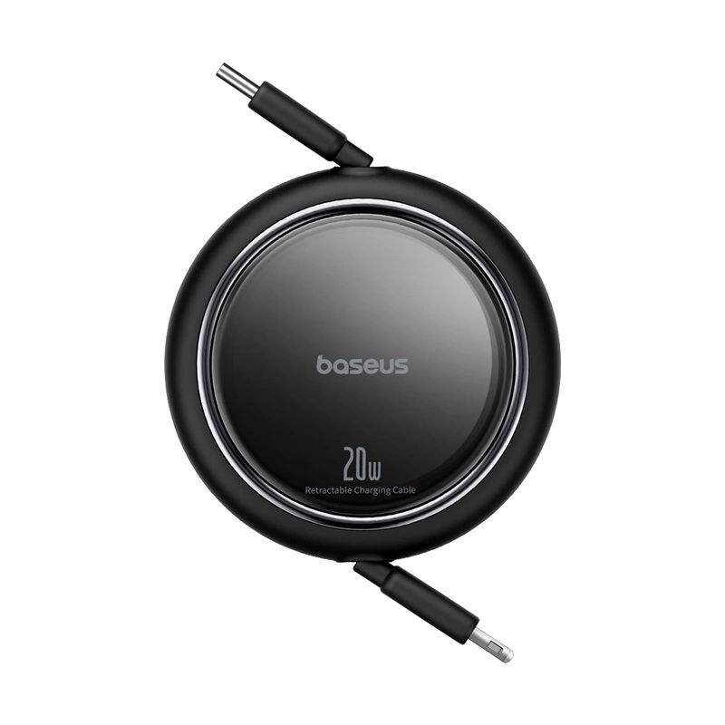 Baseus Free2Pull Retractable 20W Type-C to Lightning Charging cable 1m Black