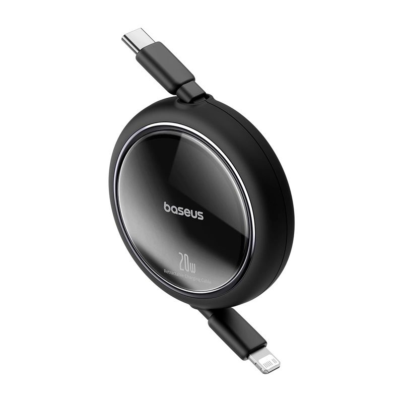 Baseus Free2Pull Retractable 20W Type-C to Lightning Charging cable 1m Black