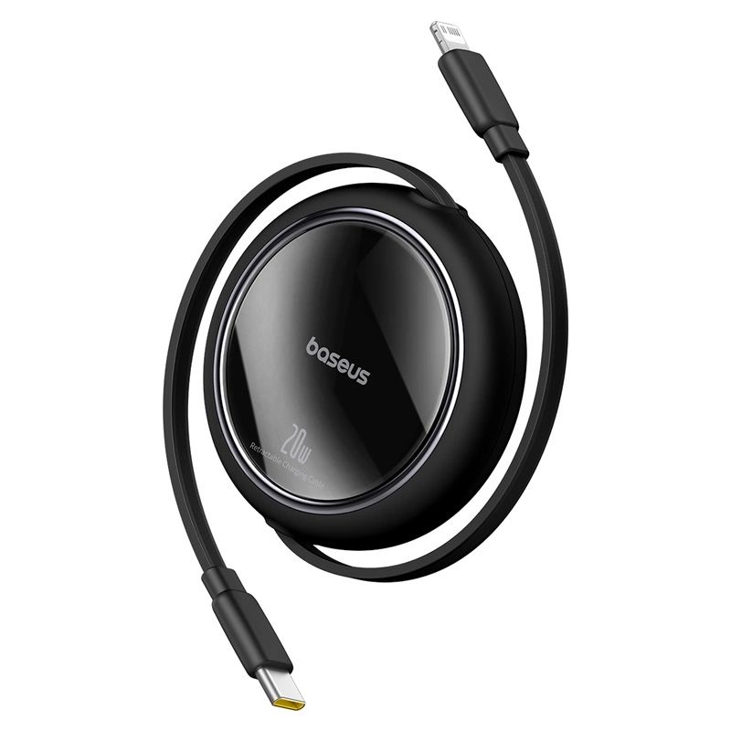 Baseus Free2Pull Retractable 20W Type-C to Lightning Charging cable 1m Black