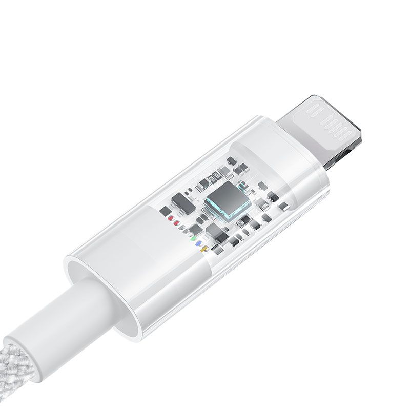 Baseus Gem Series 20W Type-C to Lighting Fast Charging Data cable 1m White
