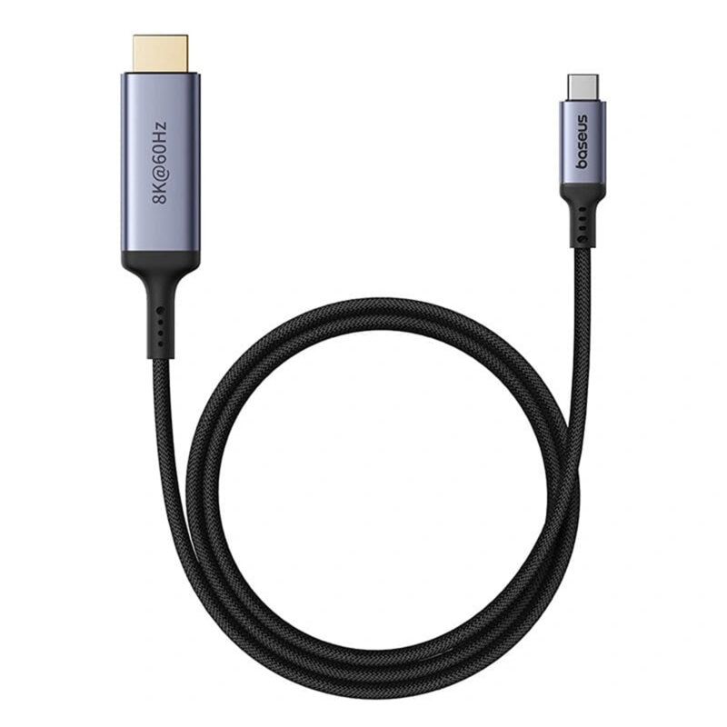 Baseus High Definition Series Flexible USB C to HDMI8K cable 1,5 m Black