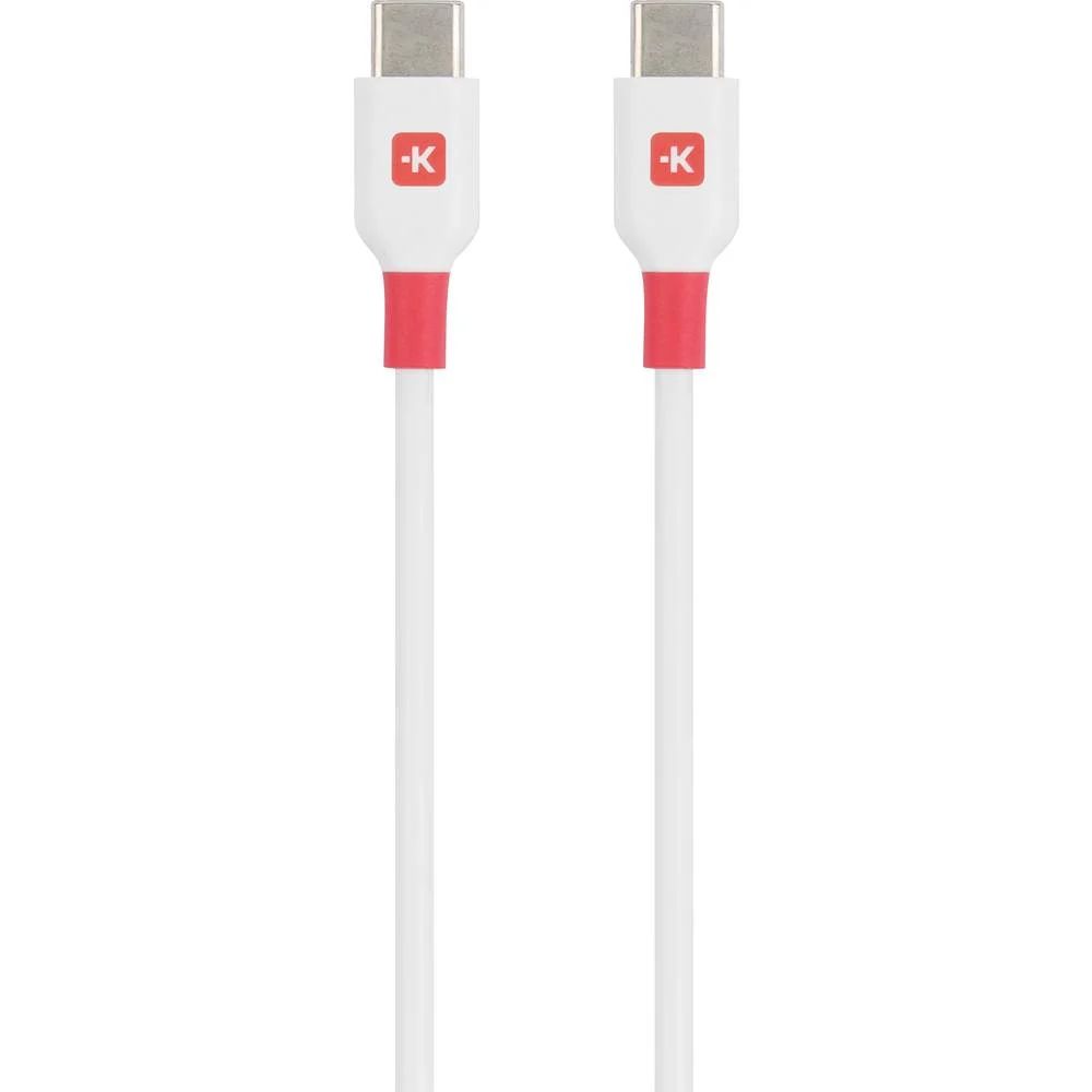 SKROSS USB-C to USB-C fast charger cable 1,2m White