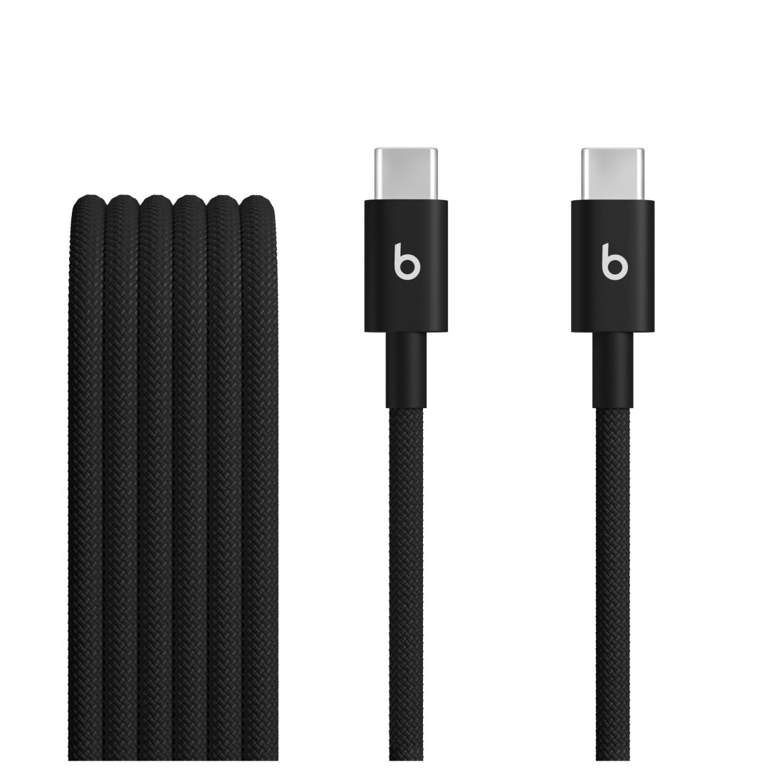 Apple Beats USB-C to USB-C Woven Cable 1,5m Bolt Black (Two-Pack)
