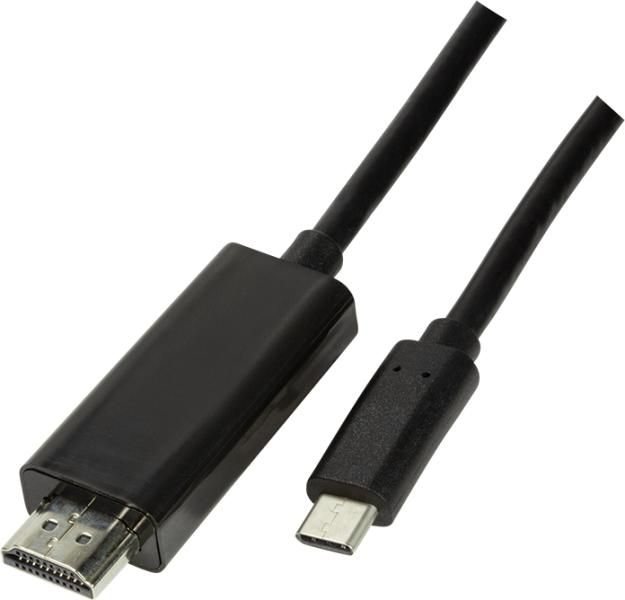 Logilink USB 3.2 Gen 1x1 USB-C to HDMI 2.0 1,8m Black