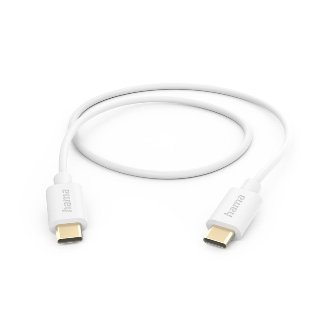 Hama USB Type-C töltő és adatkábel 1m White
