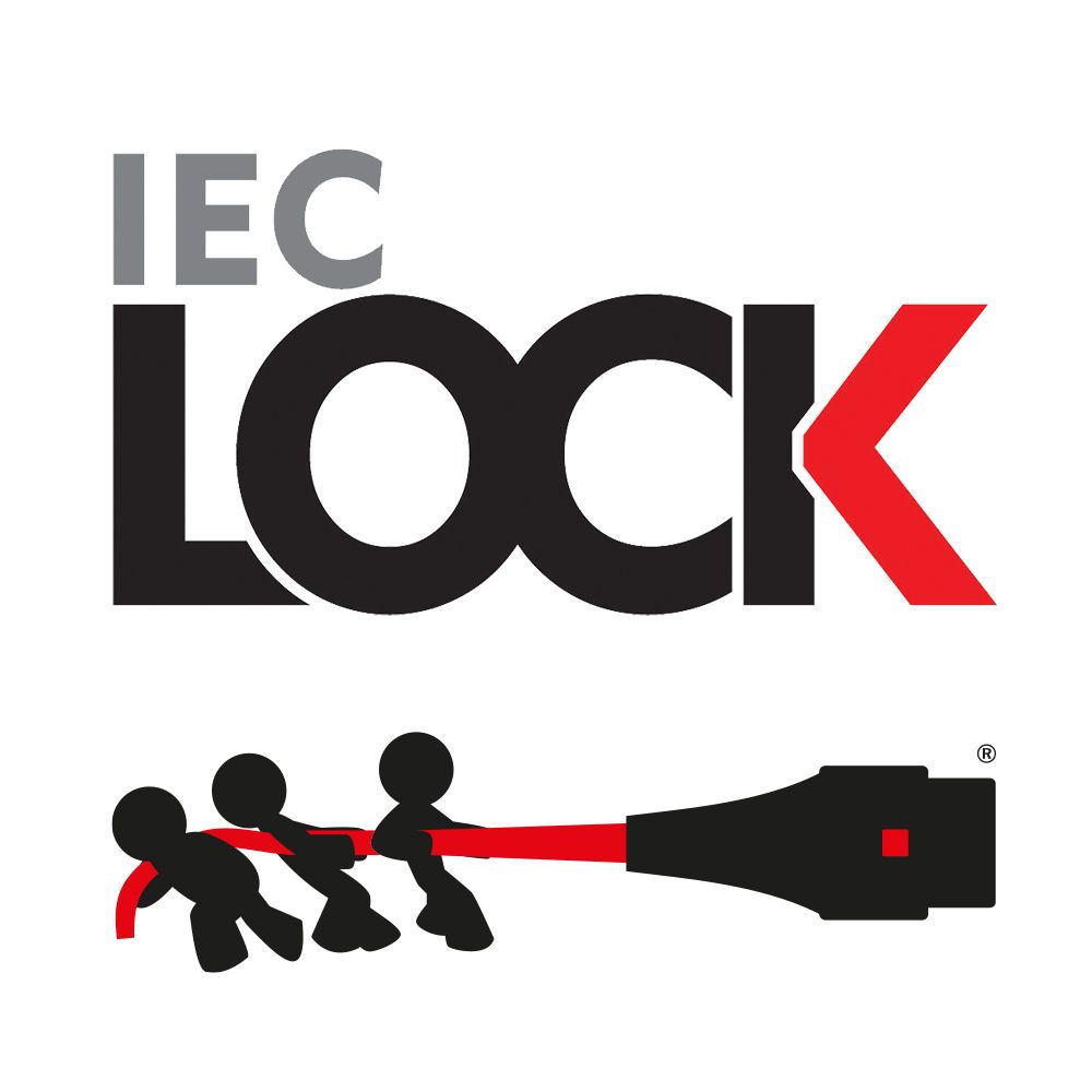 ACT Powercord C13 IEC Lock+ - C14 IEC Lock Dual Locking 3m Red