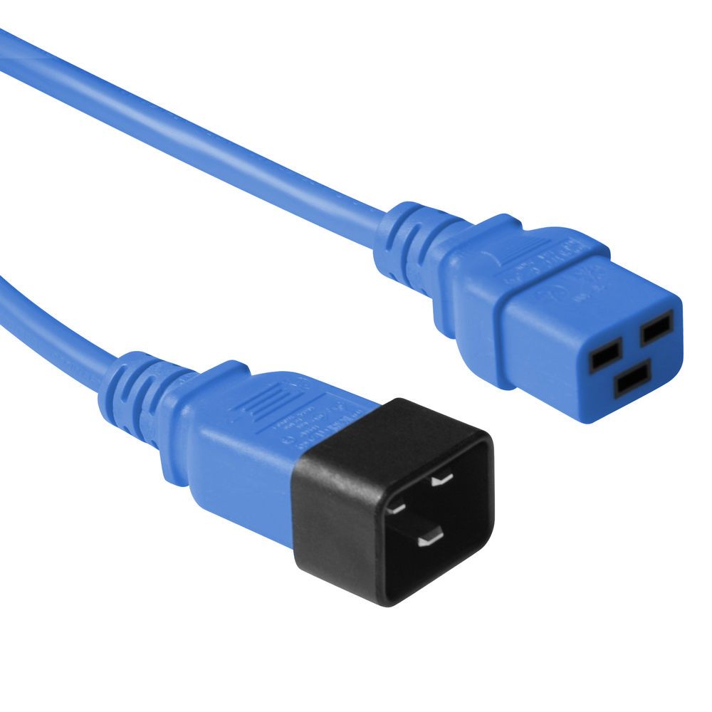 ACT Powercord C19 - C20 3m Blue