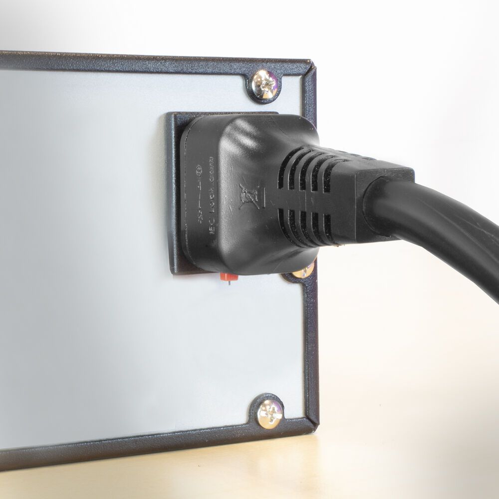 ACT Powercord C19 IEC Lock - open end 2m Black 5-Pack