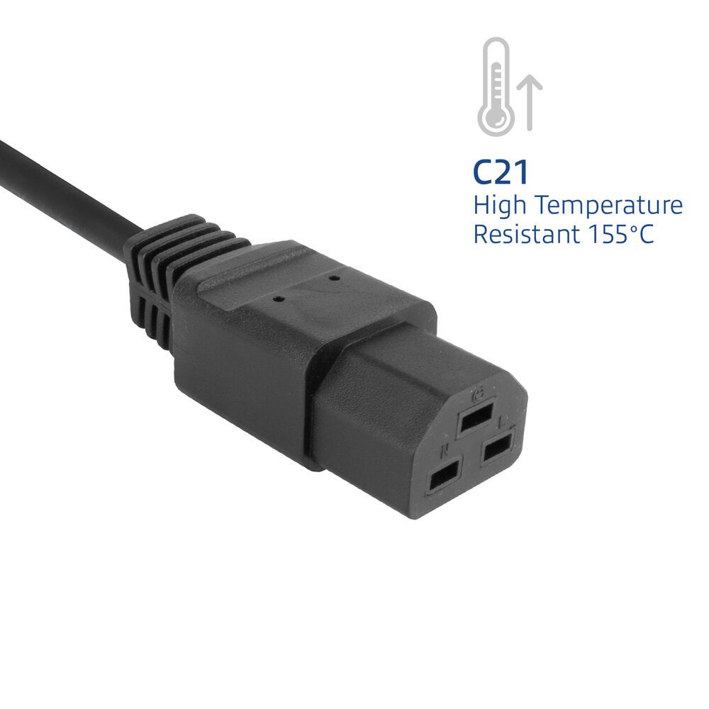 ACT Powercord C20 - C21 3m Black