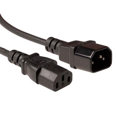 ACT Powercord LSZH C13 - C14 5m Black