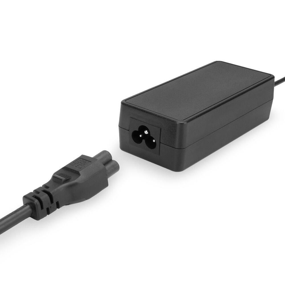ACT Powercord mains connector Schuko CEE 7/7 male (angled) - C5 IEC 5m Black
